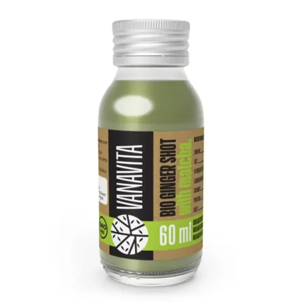 BIO Zázvorový shot s matchou - VanaVita (bez příchuti, 60 ml) (33505-1-60ml)