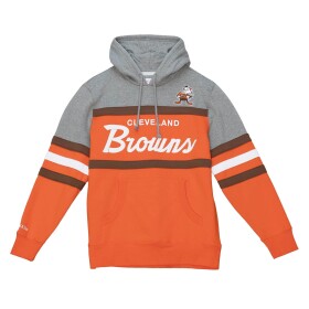 Mitchell & Ness Pánská mikina Cleveland Browns NFL Head Coach Throwback Football Hoodie Velikost: S