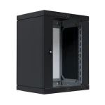 EFB X-Rack WGX-1506TS.G1 černá / Nástěnný rack / 19" / 15U / Skleněné dveře / 60 kg (WGX-1506TS.G1)