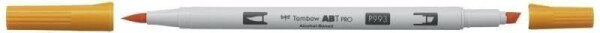 Tombow Oboustranný štětcový lihový fix ABT PRO - chrome orange
