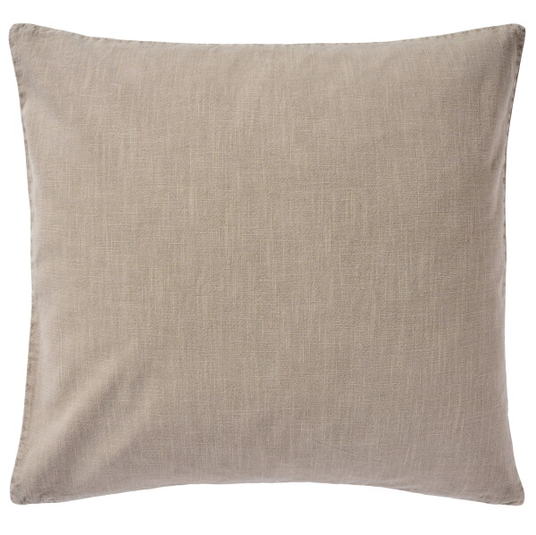 Ib Laursen Povlak na polštář Ramie Linen Coloured 60 × 60 cm, béžová barva, textil