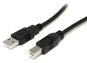 StarTech USB2HAB30AC černá / Kabel USB-A na USB-B / aktivní / 9 m / USB 2.0 (USB2HAB30AC)