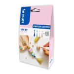 Dekorativní popisovače PILOT Pintor EF, sada 4ks + přívěsek na klíče