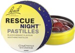 Bachovy esence Rescue Night pastilky na spaní černý rybíz 50 g