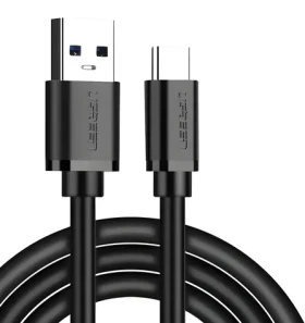 Ugreen USB-A (M) - USB-C (M) 1,5 m černá / Kabel / USB 3.0 / Rychlonabíjení (20883)