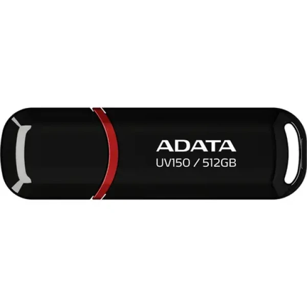 ADATA AUV 150 512GB černá / USB 3.2 / USB-A / čtení až 100 MB/s (AUV150-512G-RBK)