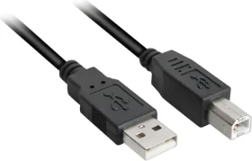Sharkoon USB-A - USB-B černý / Propojovací kabel / USB 2.0 / 3 m (4044951015276)
