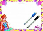 Winx Club fashion - Stíratelná tabulka A4