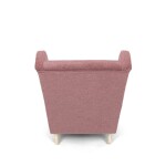 Křeslo ušák, růžová látka, AK-388 PINK2