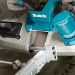 Makita DPB182Z / Aku pásová pila / 18V / Rychlost pásu 3.2m za min. / bez Aku (DPB182Z)