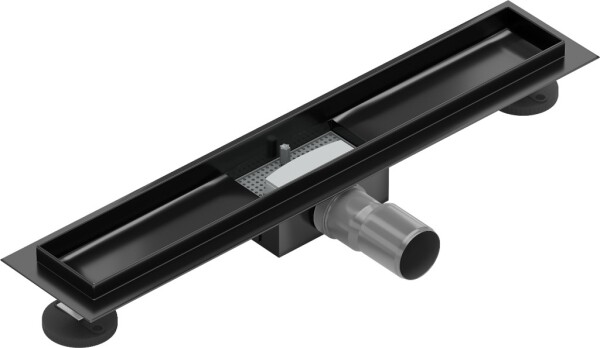 MEXEN - Flat odtokový žlab bez roštu 50 cm černá 1715050