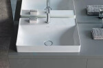 DURAVIT - DuraSquare Umyvadlo na desku, 500x400 mm, DuraCeram, bílá 2356500079