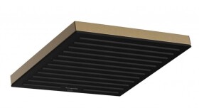 HANSGROHE - Pulsify E Hlavová sprcha, 26x26 cm, EcoSmart+, kartáčovaný bronz 24333140