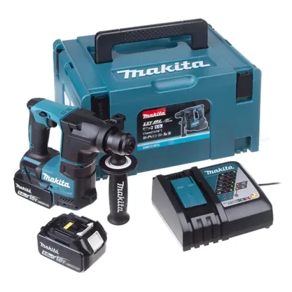 Makita DHR171RTJ / Aku Vrtací kladivo / 18V / 2x5.0 Ah / 680 ot-min / 4800 úderů-min / 1.2J / SDS-plus (DHR171RTJ)