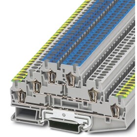 Phoenix Contact 3038312 řadová svorka průchodky 5.2 mm pružinová svorka šedá 50 ks