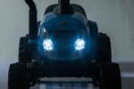 Mamido Dětský elektrický traktor Swift s přívěsem modrý