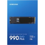 SAMSUNG 990 EVO Plus 1TB / SSD / M.2 NVMe PCI-E 4.0 / TLC / R:7150 MBps / W:6300 MBps / IOPS: 850K1350K / 5y (MZ-V9S1T0BW)