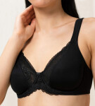 Dámská podprsenka Modern Lace+Cotton W - BLACK - ČERNÁ 0004 - TRIUMPH BLACK 80E