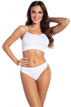 Dámská tanga 1444s white - GATTA Bílá XL