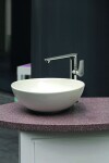 INVENA - Umyvadlo na desku DOKOS, 40 CM, bílá CE-19-011-C