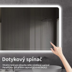 CERANO - Koupelnové LED zrcadlo Avano - 70x50 CER-DY-2073Y2