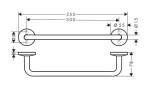 AXOR - Universal Circular Madlo, délka 30 cm, kartáčovaný nikl 42813820