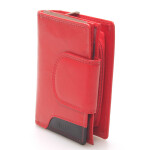 Dámská kožená peněženka Camillo červená/černá
