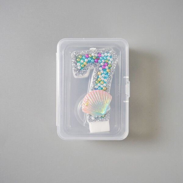 Dortová svíčka Oceán perly č.7