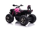 Mamido Dětská elektrická čtyřkolka ATV Power 4x4 růžová