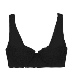 Dámská podprsenka Amourette WHP - BLACK - černá 0004 - TRIUMPH BLACK 70B