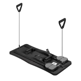 REBEL ACTIVE Pilates sada 9v1 černá / Multifunkční cvičební pomůcka / Skládací / Nosnost 150 kg (RBA-3069-BK)