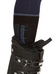 Dámské merino lyžařské ponožky ICEBREAKER Wmns Ski+ Ultralight OTC, Black/Dawn velikost: 41-43 (L)