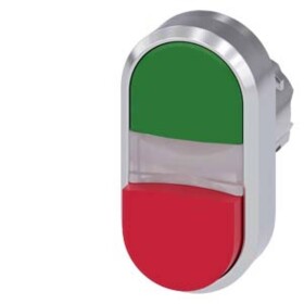 Siemens 3SU1051-3BB42-0AA0, 3SU10513BB420AA0 dvojitý tlakový spínač, 22.3 mm, 1 ks