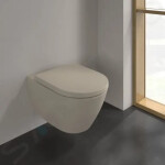 VILLEROY & BOCH - Subway 2.0 Závěsné WC, DirectFlush, CeramicPlus, Almond 5614R0AM