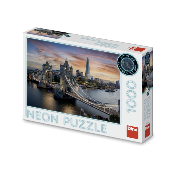 Puzzle Soumrak nad Tower Bridge 1000 délků Neon