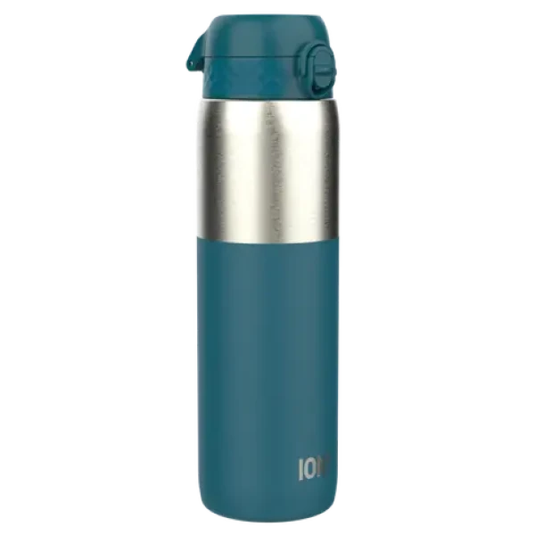 ION8 Láhev Leak Proof Deep Teal / Nerezová / 1200 ml / bez BPA