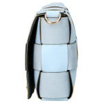 Nadčasová dámská koženková crossbody kabelka LB Melinda, modrá