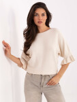 Jumper IT SW 99244.65 světle béžový jedna velikost