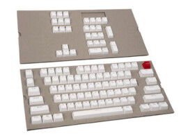 Glorious PC Gaming Race ABS-Doubleshot - 104 keycaps, bílá, ANSI, US G-104-White