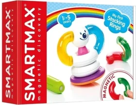 SMARTMAX Magnetická stavebnice Moje první nasouvací kroužky 12 dílků