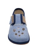 Barefoot chlapecké přezůvky Pegres BF03 textil - modrá - 22