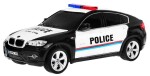 Mamido Policejní autíčko na dálkové ovládání R/C BMW X6 1:24