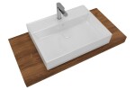 Koupelnová sestava SAT s deskou pod umyvadlo Dolce 100x8x50 cm dub charleston KSETDO13 KSETDO13
