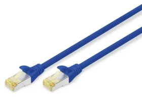 Digitus Patchkabel Cat6a S/FTP modrá / Síťový kabel / RJ-45 / 1 m / PoE++ (DK-1644-A-010/B)