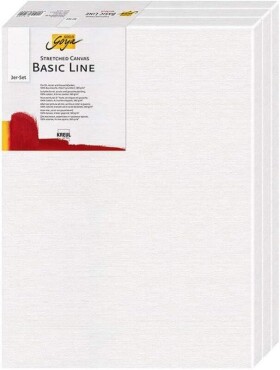 KREUL Basic Line malířské plátno 30 × 40 cm 3 ks