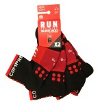 Běžecké kompresní ponožky Compressport Training Socks páry BLACK Velikost: EU