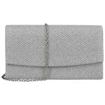 Trendy dámské psaníčko Michelle Moon Rija, stříbrné