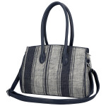 Stylová dámská koženková kabelka do ruky Irma, tmavě modrá