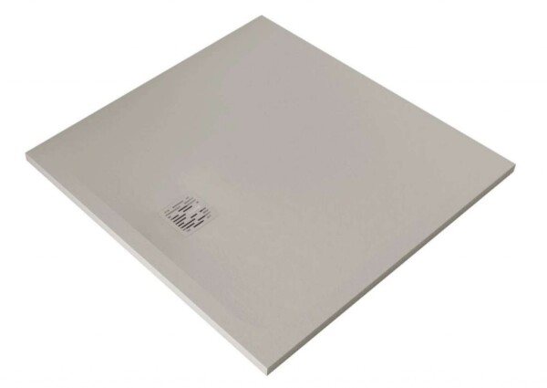 KLUDI - Terra Sprchová vanička 100x100 cm, matná písečně šedá 08DW18O2