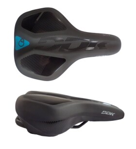 Sedlo DDK DD053MFR 270x189mm E-bike Memory, černo/modré